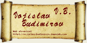 Vojislav Budimirov vizit kartica